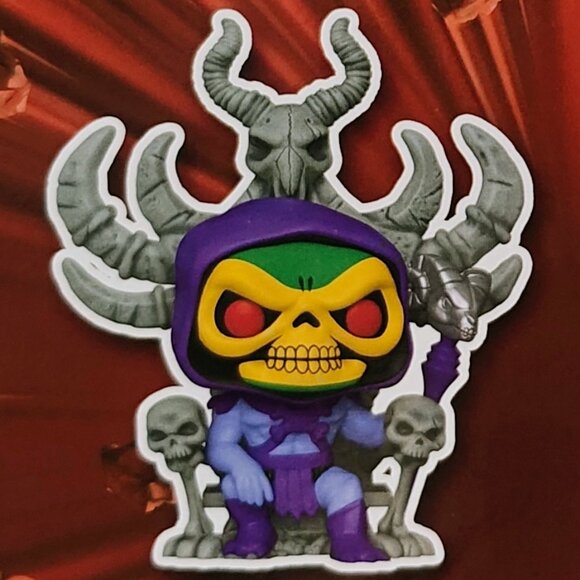 Pop! Retro Toys - MOTU Skeletor on Throne #68 - Target Con 2021 Exclusive - Picture 3 of 8